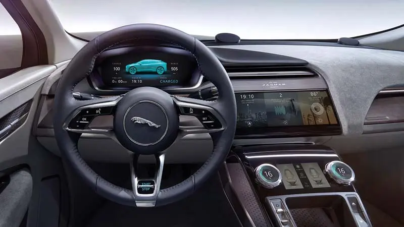 Interior del Jaguar i-Pace