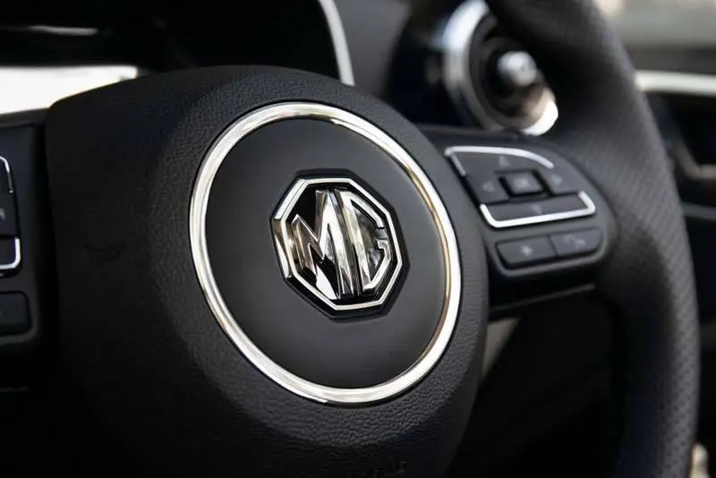 Foto del volante del MG ZS EV