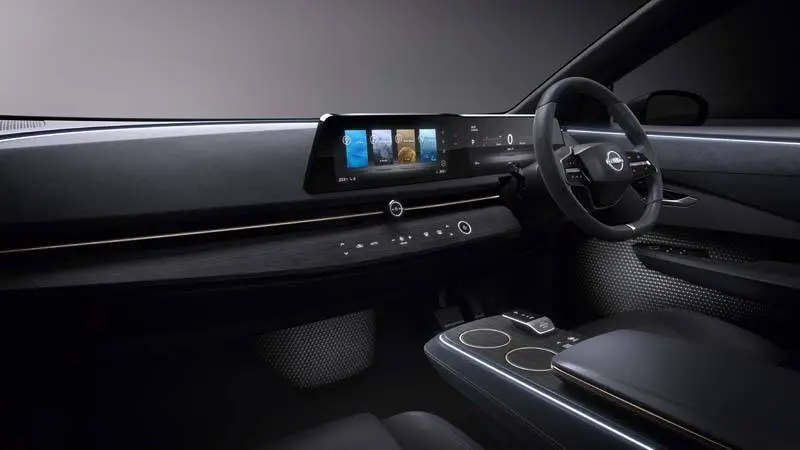 Foto del interior del Nissan ARIYA