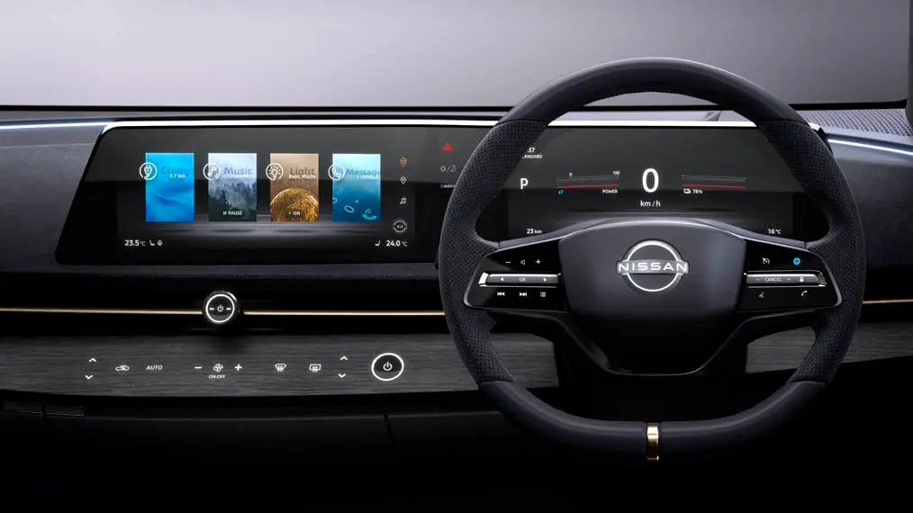 Interior-pantallas-Nissan-Ariya-concept-electrico