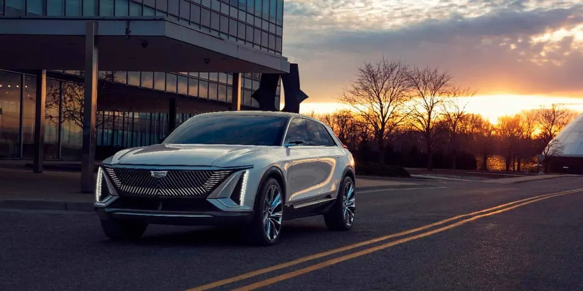 Foto del Cadillar LYRIQ, un SUV el&eacute;ctrico