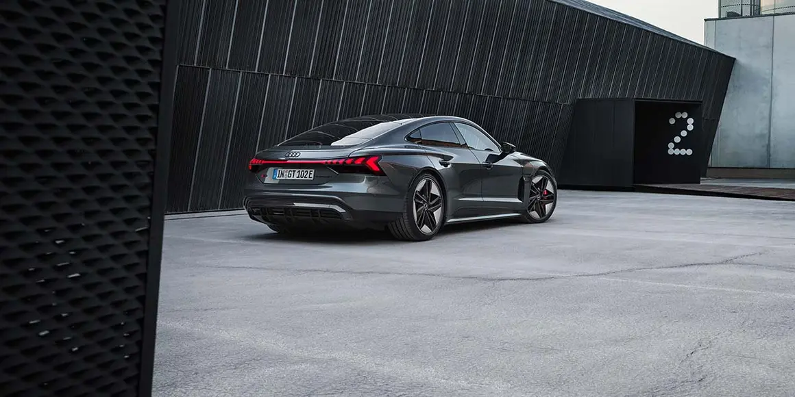 trasera del Audi e-tron GT