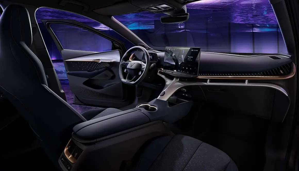 Interior del CUPRA Tavascan