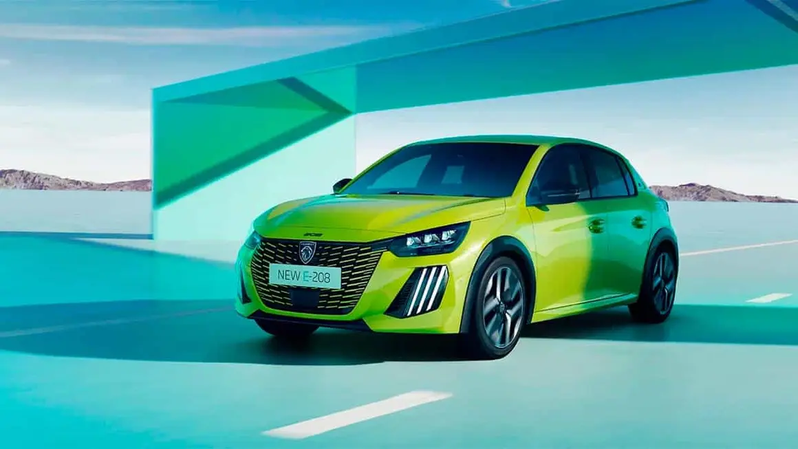 Foto del nuevo Peugeot e-208