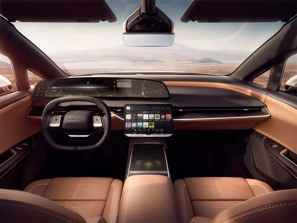Interior del Lucid Gravity
