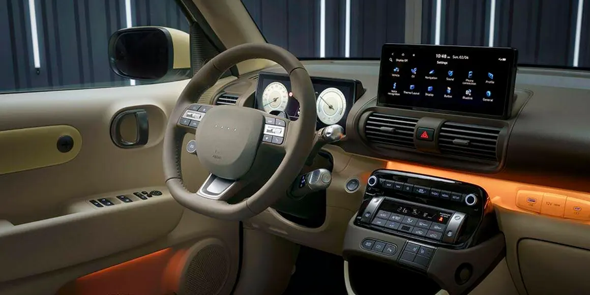 Interior del Hyundai Inster