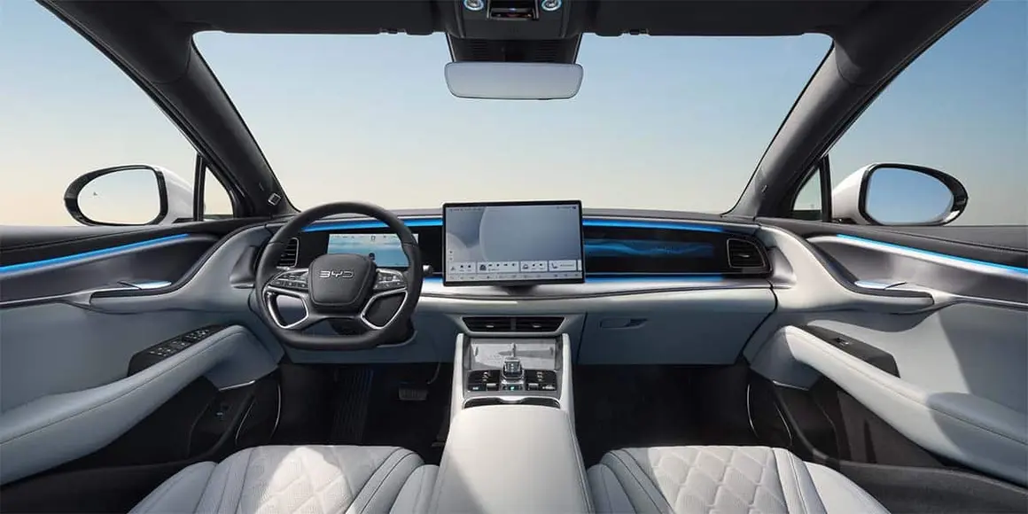 Interior del BYD Sealion 7