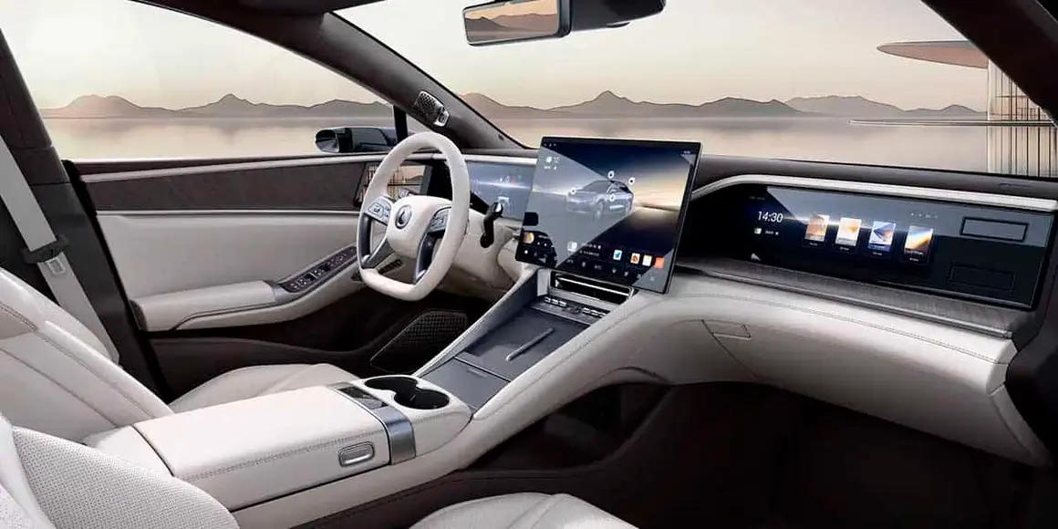 Interior del Denza Z9 GT