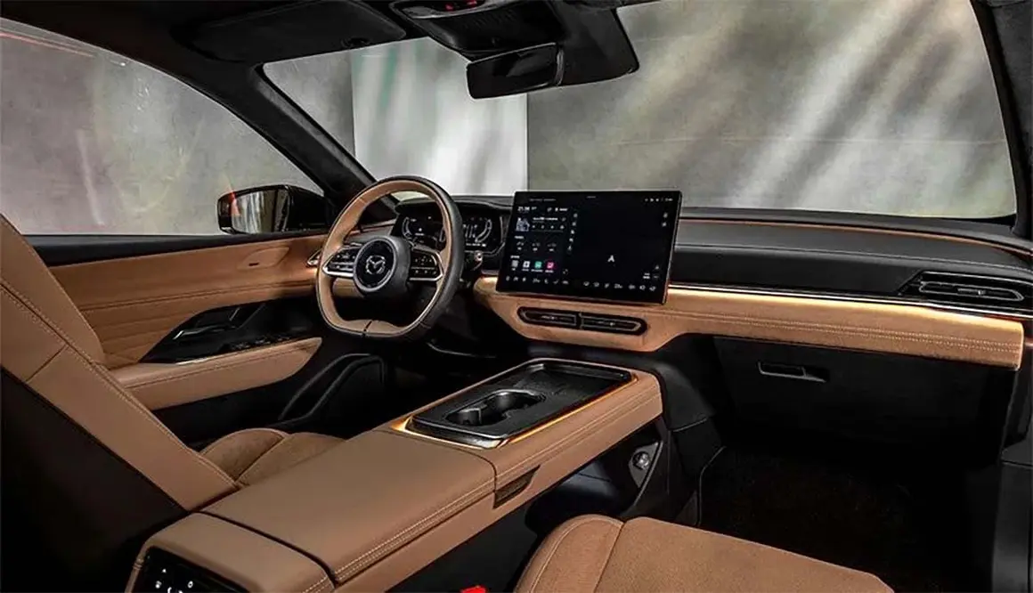 Interior del Mazda 6e