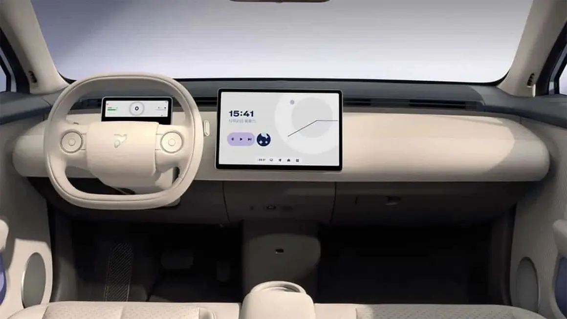 Interior del Firefly de NIO