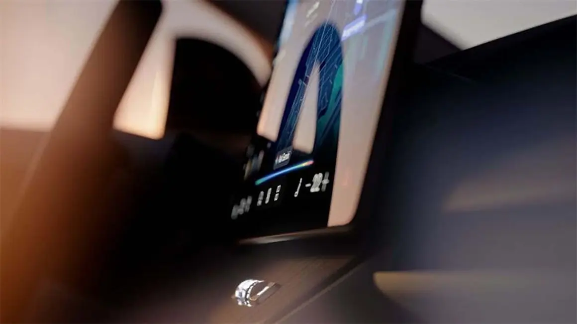 Volvo EX60 interior con Gemini IA de Google
