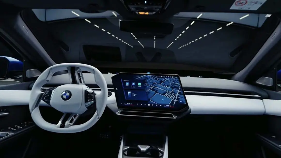 Interior del BMW i3, coche el&eacute;ctrico con tecnolog&iacute;a avanzada y dise&ntilde;o moderno.
