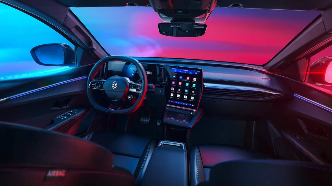 Interior nuevo Renault Megane E-tech 2026