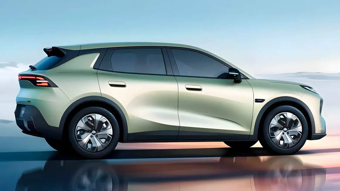 Vista lateral del Changan Nevo Q05