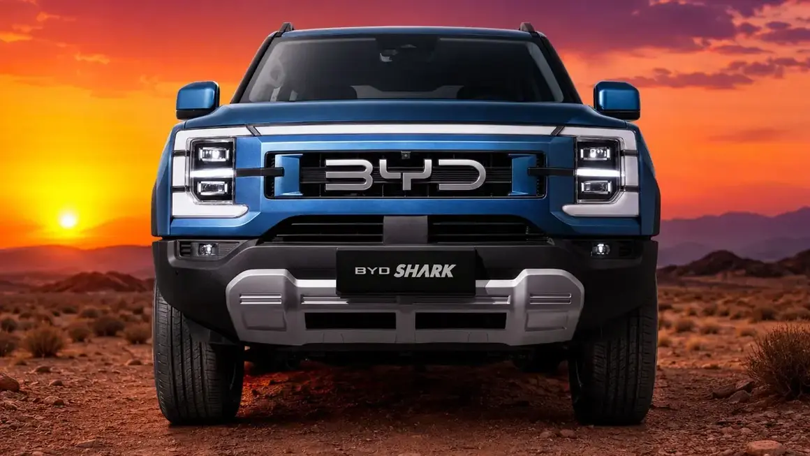 Frontal BYD SHARK - pick-up h&iacute;brida enchufable