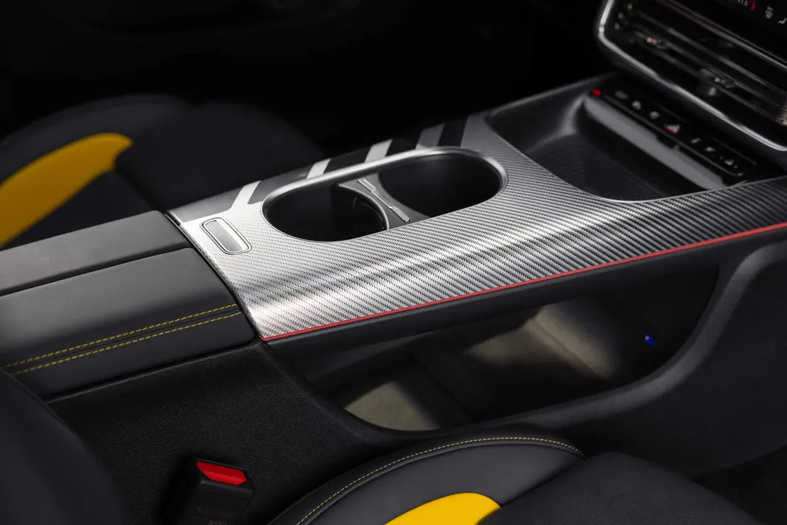 Der neue elektrische Mercedes-AMG CLA 45 4MATIC+.

Exterieur Farbe: MANUFAKTUR graphit grau magno

Interieur Polster: ARTICO/Microcut schwarz / racegelb

Energieverbrauch kombiniert: 18,7‒16,5 kWh/100 km | CO₂-Emissionen kombiniert: 0 g/km | CO₂-Klasse: A

Die Angaben sind vorl&auml;ufig. Es liegen bislang weder best&auml;tigte Werte von einer amtlich anerkannten Pr&uuml;forganisation noch eine EG-Typgenehmigung noch eine Konformit&auml;tsbescheinigung mit amtlichen Werten vor. Abweichungen zwischen den Angaben und den amtlichen Werten sind m&ouml;glich. 

The new Mercedes-AMG CLA 45 4MATIC+ electric.

Exterior color: MANUFAKTUR graphite grey magno

Interior color: ARTICO Microcut black / race yellow

Energy consumption combined: 18.7&ndash;16.5 kWh/100 km | Combined CO₂ emissions: 0 g/km | CO₂ class: A

The figures are provisional. To date, there are no confirmed figures from an officially recognised testing organisation, nor is there an EC type-approval or a certificate of conformity containing official figures. There may be discrepancies between the figures provided and the official figures.