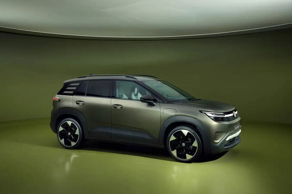 Volkswagen ID. Cross de color verde