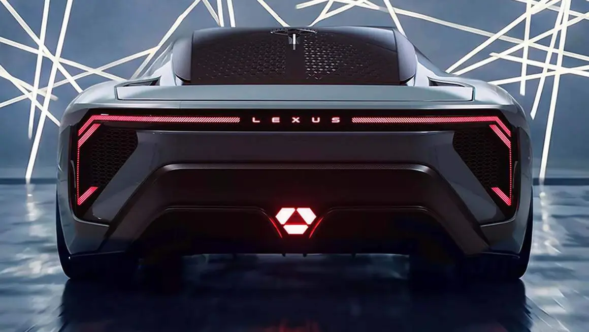 Lexus LFA Concept - Vista trasera