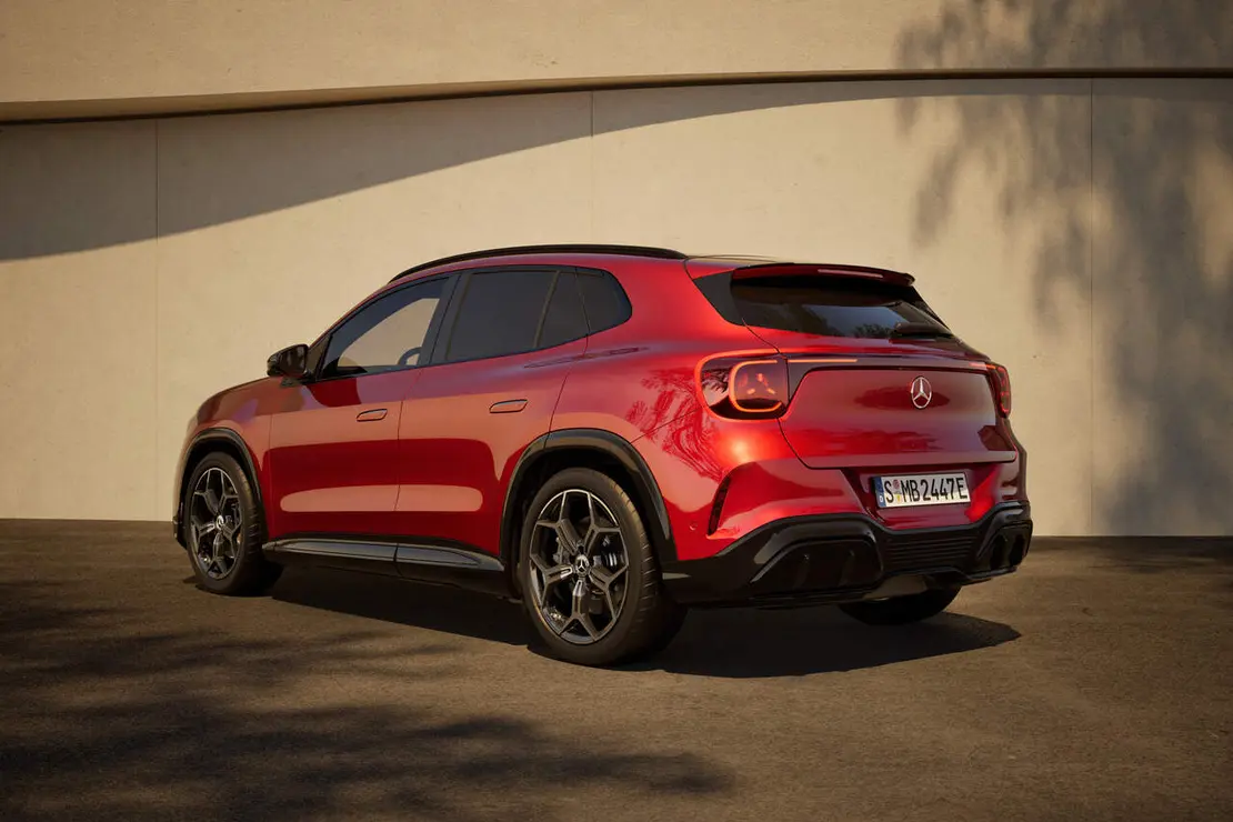 Vista trasera del Mercedes-Benz GLA