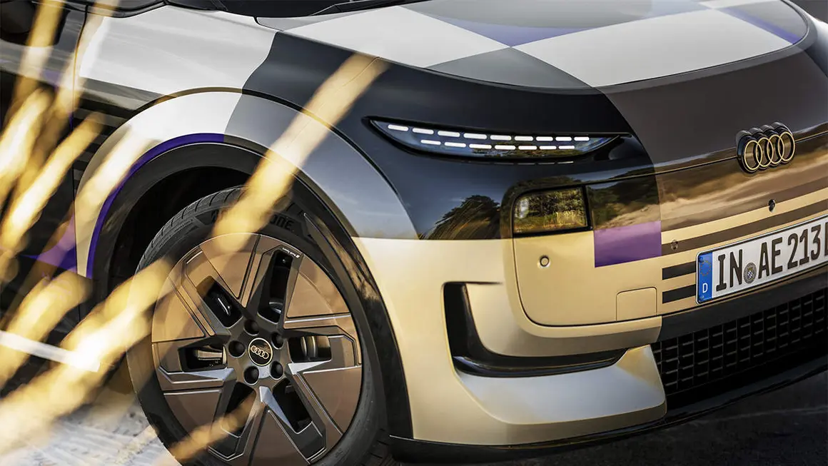 Audi A2 e-Tron: Detalle de la parte frontal