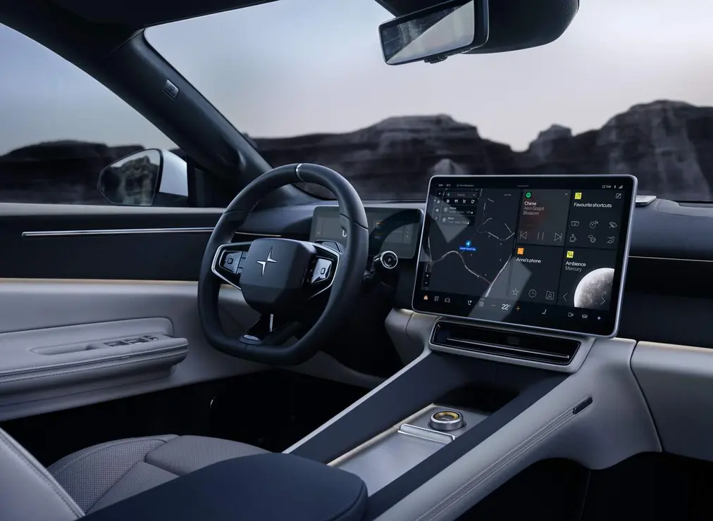 Polestar 4 SUV - Vista del interior