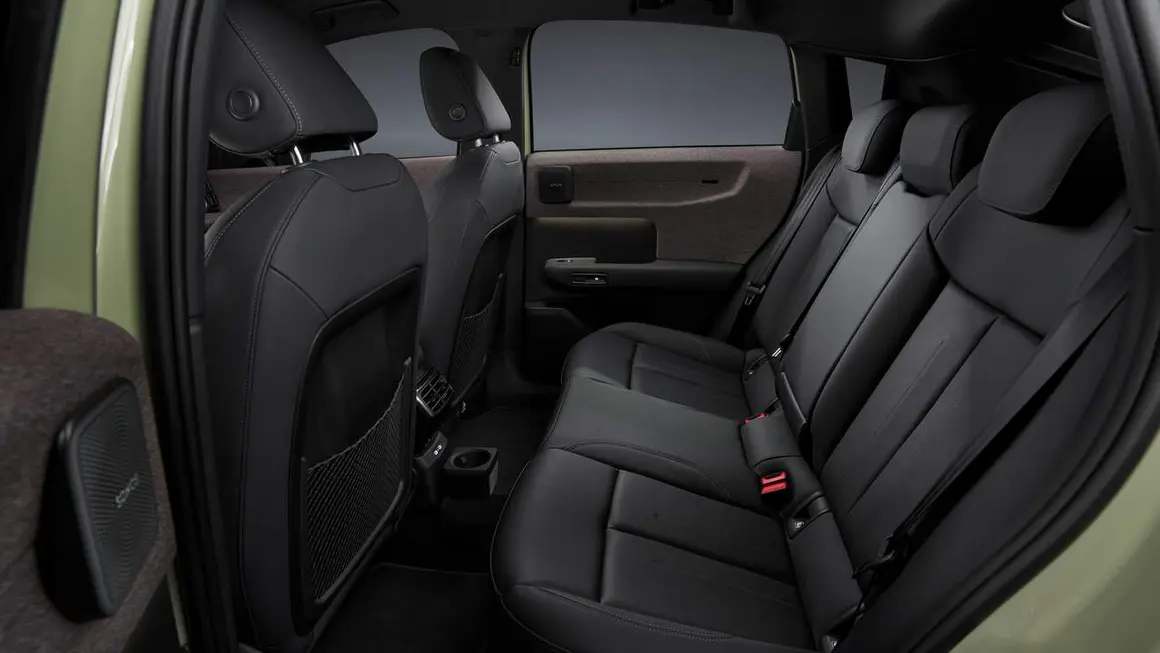 Audi A2 e-Tron (interior) - Detalles de los asientos traseros