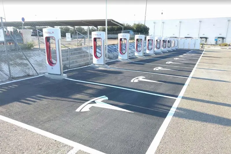 Imagen de los Supercharger de Zaragoza