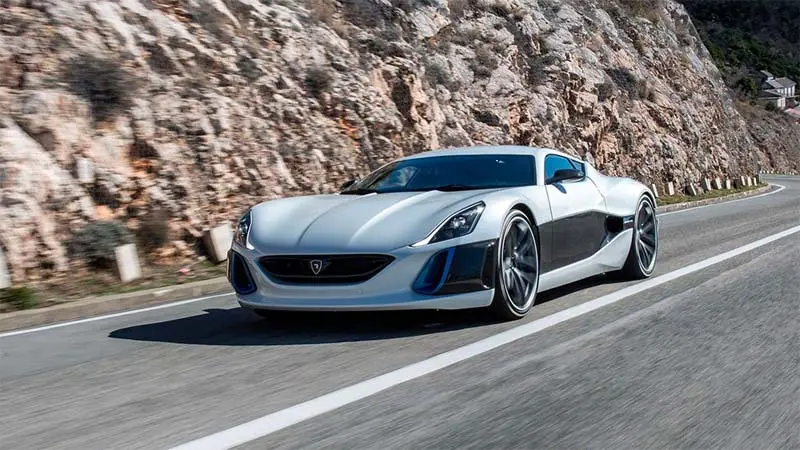 Imagen del deportivo el&eacute;ctrico Rimac