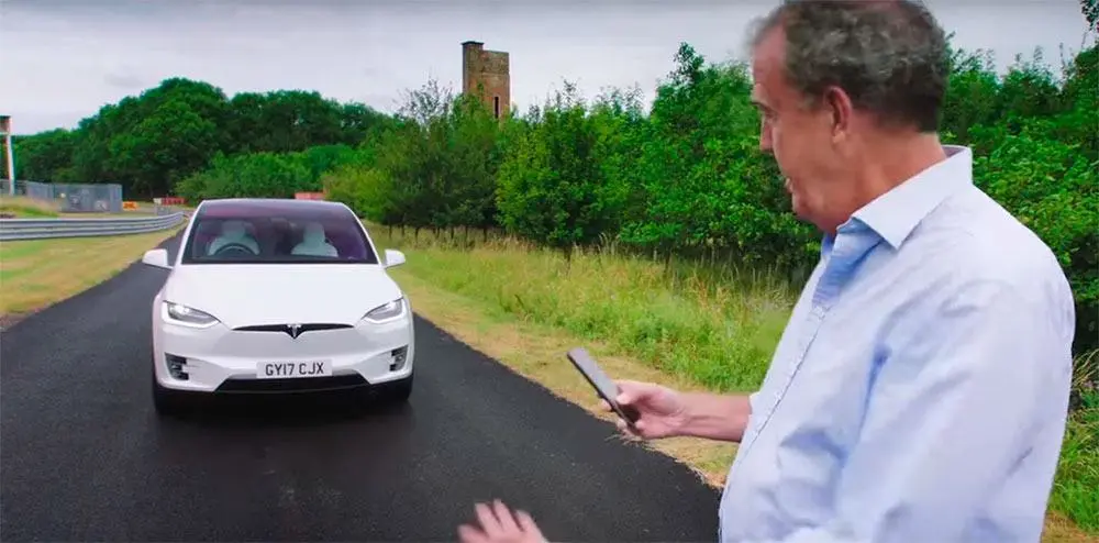 Tesla Model X probado en The Grand Tour por Jeremy Clarkson