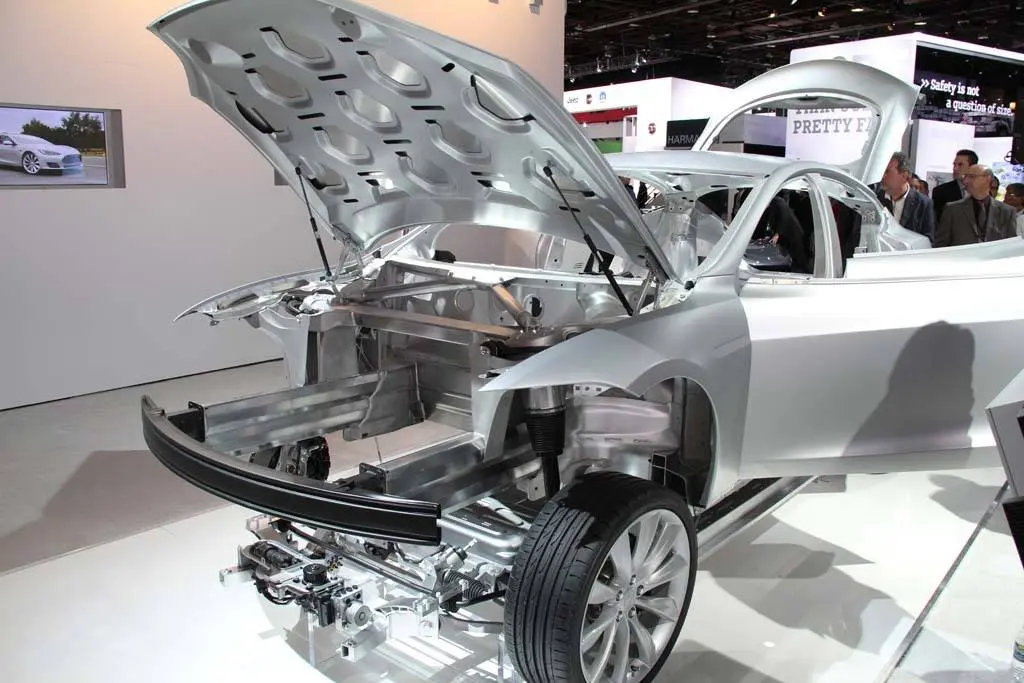 Estructura del Tesla Model 3