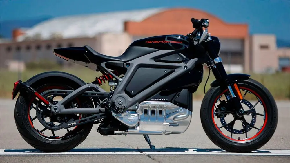 Moto el&eacute;ctrica de Harley Davidson
