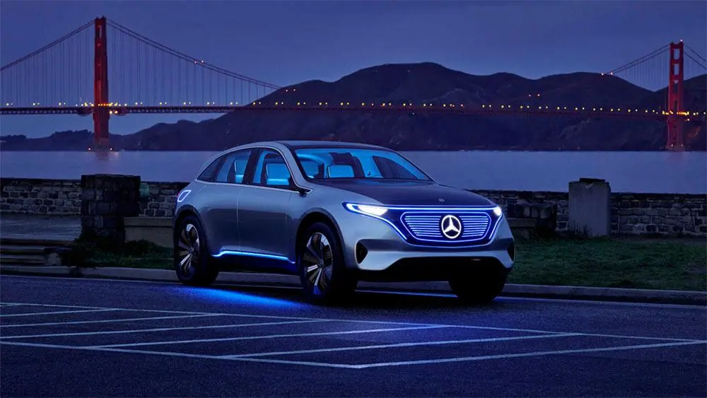 Imagen conceptual del Mercedes Benz EQ, el veh&iacute;culo el&eacute;ctrico de Mercedes