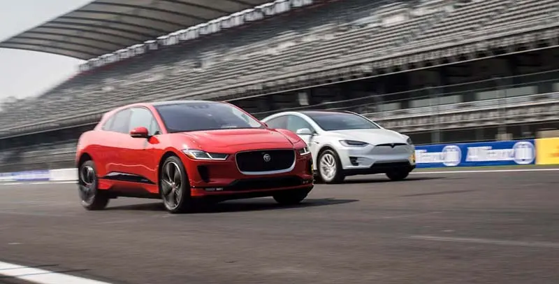 Imagen de la comparativa del Jaguar I-PACE VS Tesla Model X