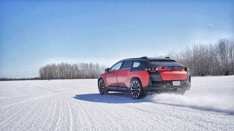 Imagen del prototipo Faraday Future en unos text