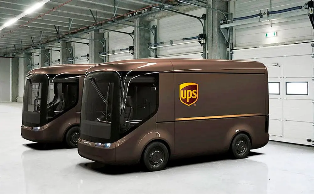 Prototipo de furgoneta el&eacute;ctrica de UPS