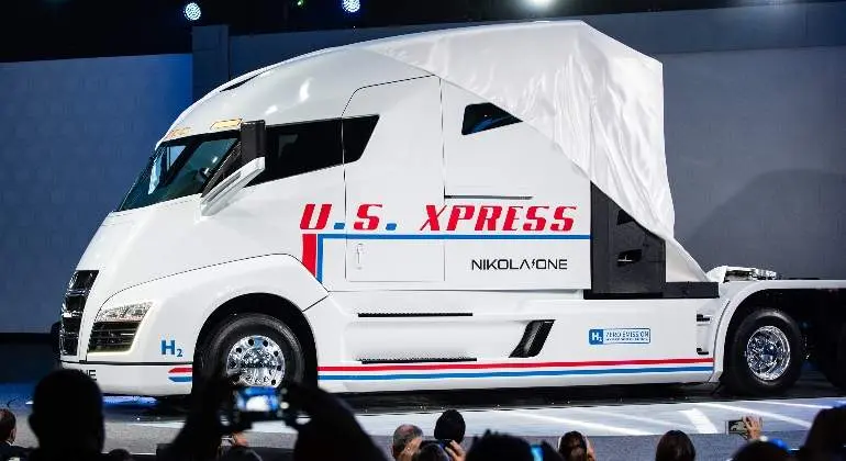 Cami&oacute;n el&eacute;ctrico de Nikola Motors