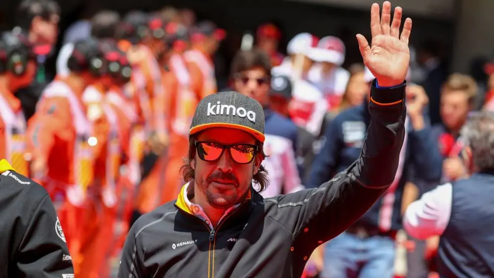 Imagen de Fernando Alonso, piloto de F&oacute;rmula Uno que podr&iacute;a ser piloto de la F&oacute;rmula E.