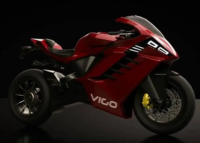 Concepto de la moto el&eacute;ctrica Vigo