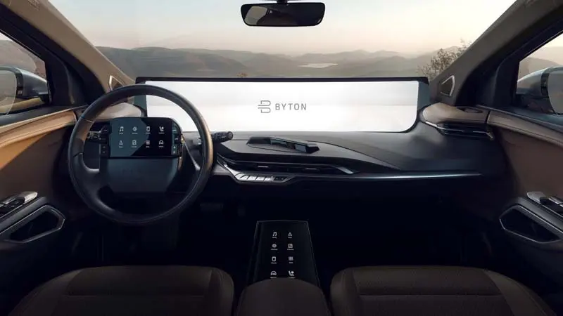 Interior del BYTON M-Byte