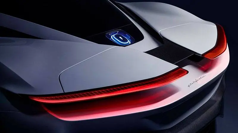 Detalle carga del Pininfarina Battista