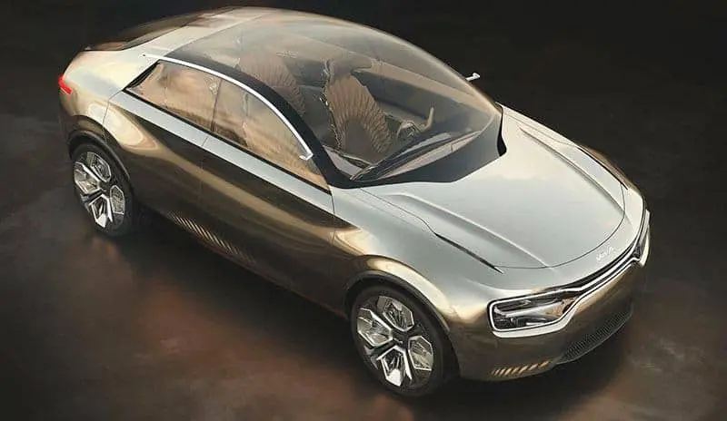 Foto del concept Kia by Imagine de vista superior