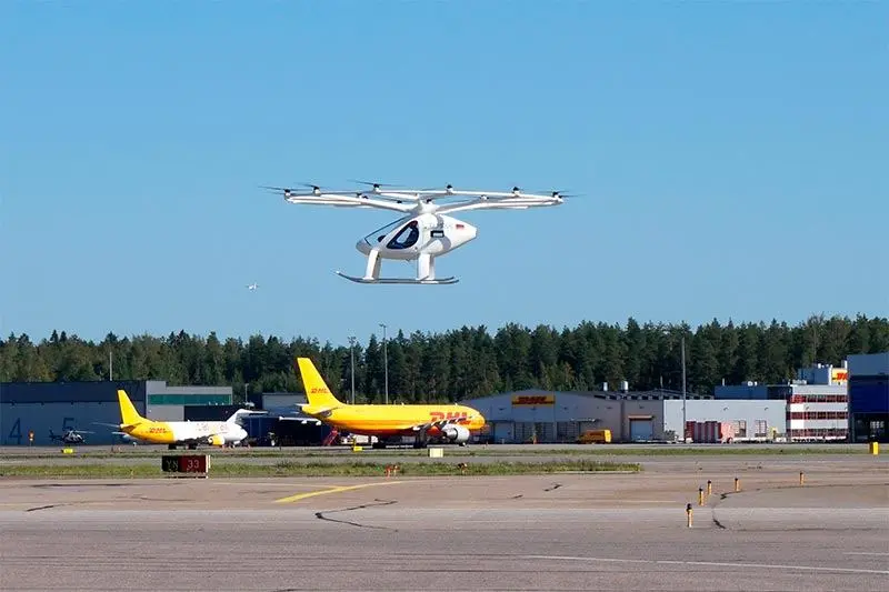 Pruebas del taxi aereo con tr&aacute;fico a&eacute;reo real