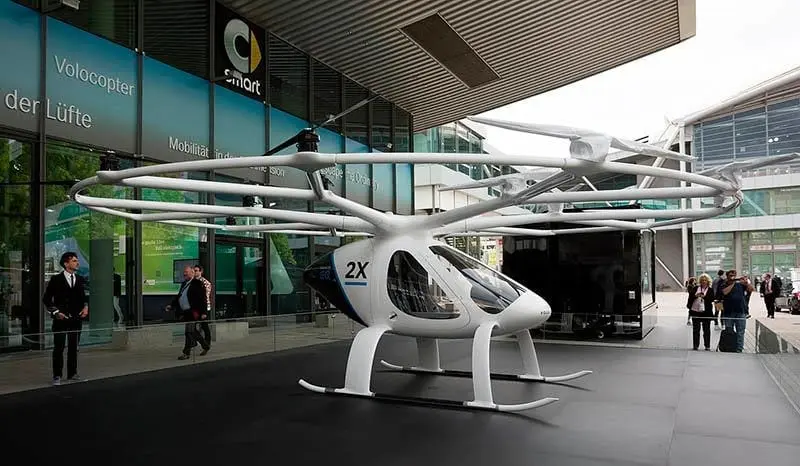 Foto del Volocopter, un nuevo taxi a&eacute;reo