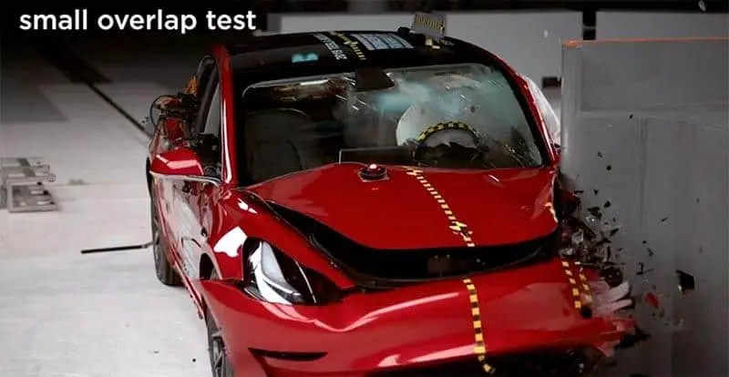 Pruebas seguridad del Tesla Model 3 por el IIHS