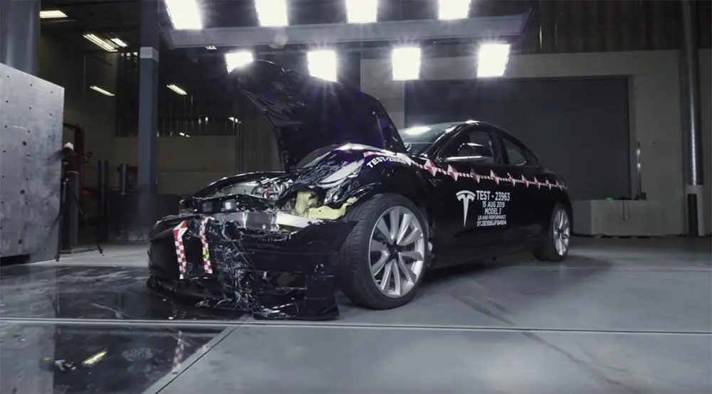 Prueba de seguridad del Tesla Model 3 - Resultado