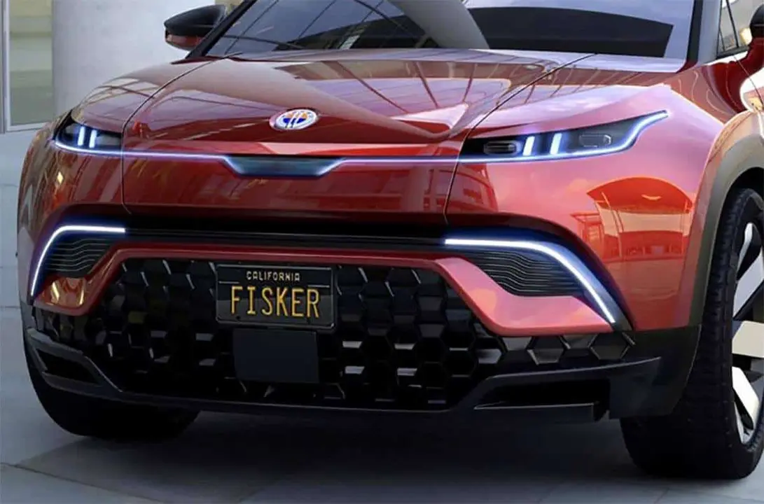 Foto de la parte delantera del Fisker Ocea