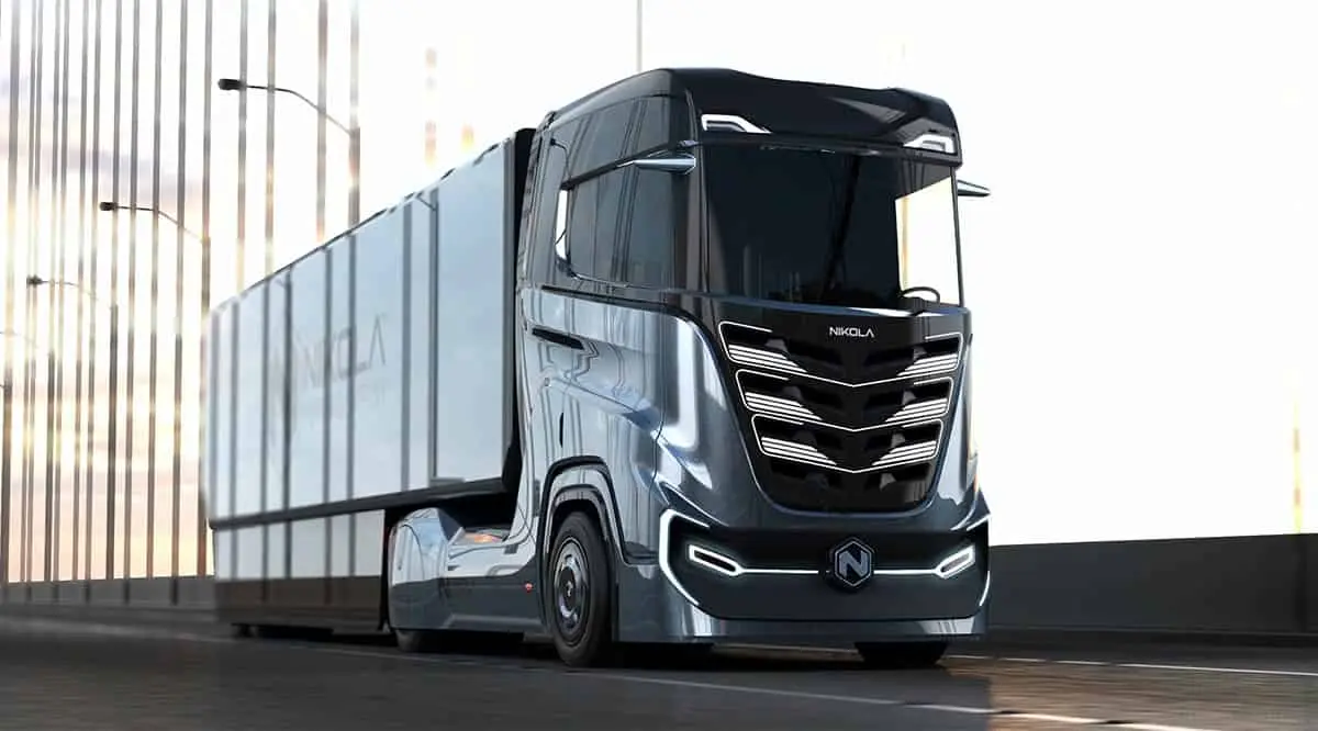 Cami&oacute;n el&eacute;ctrico de Nikola Motor
