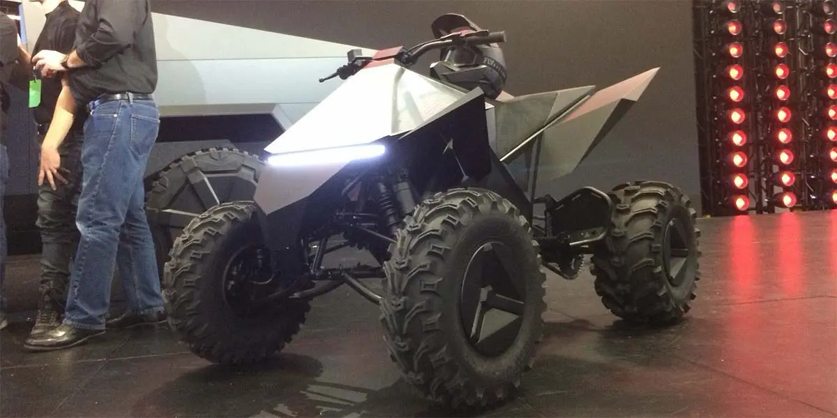 Quad de Tesla totalmente el&eacute;ctrica - Cyberquad