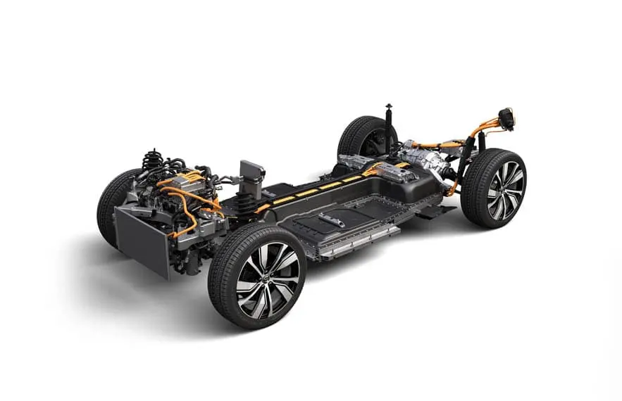Volvo-XC40-Recharge-P8-chasis