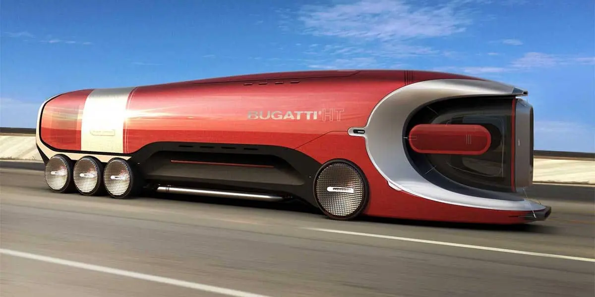 Dise&ntilde;o del cami&oacute;n el&eacute;ctrico de Bugatti, El Hyper Truck Concept